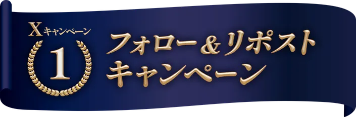 Xキャンペーン1 フォロー&リポストキャンペーン