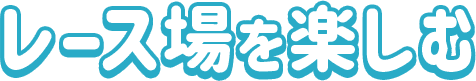 レース場を楽しむ