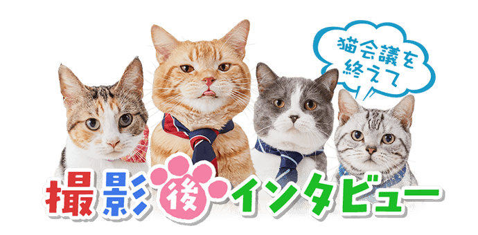 撮影後インタビュー