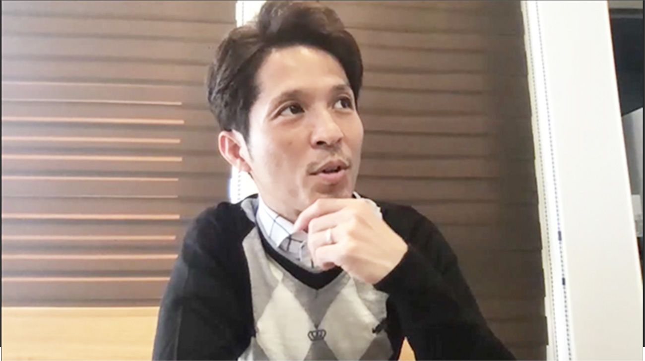 「ゴルフは気分転換になる」と語る須藤選手